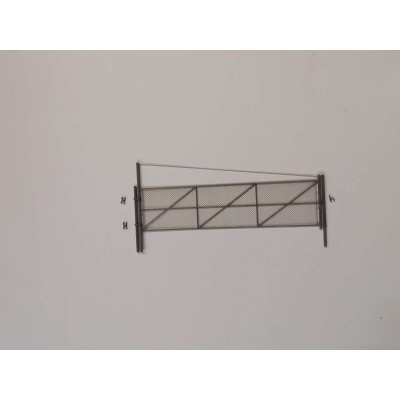 Gate for industry - Chain Link Fence - Scale 1/64 ("S" Gauge)